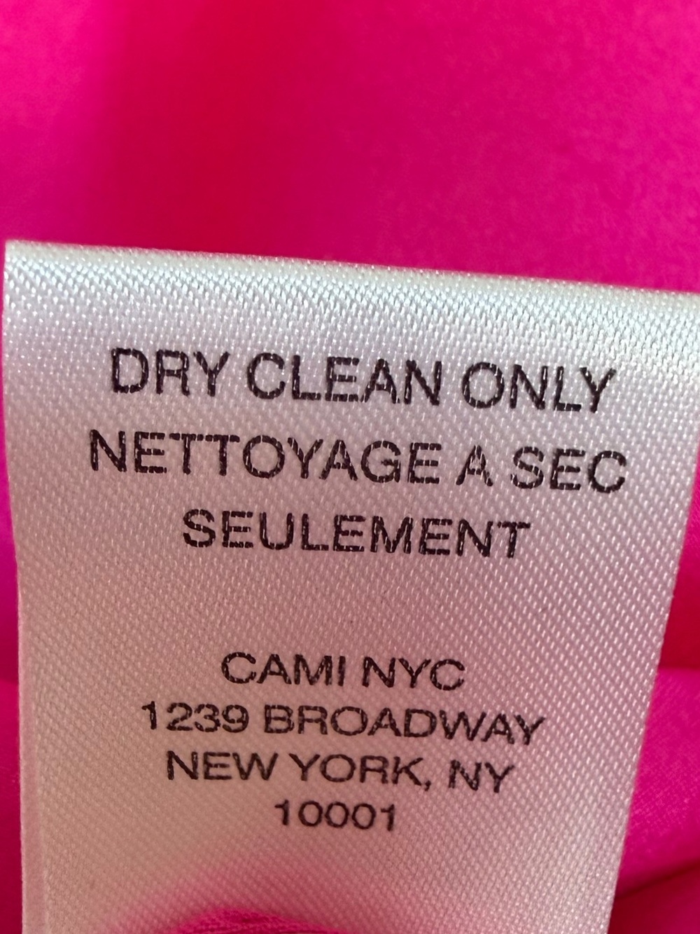 NWOT Cami NYC Damaris Cami in Neon Pink, Size Small - Picture 8 of 8